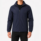 Miles | Men's Breathable Waterproof Jacket, Water-Resistant Autumn Jacket | The Dress Cellar | Beige
