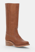 Millie | Women's Knee-High Leather Boots with Block Heel, Elegant Leather Boots | The Dress Cellar