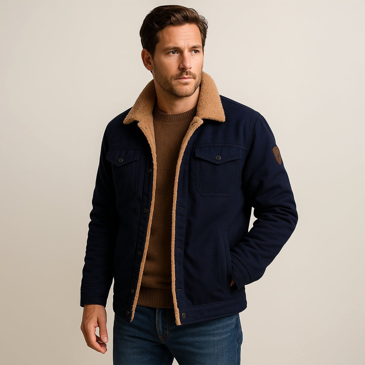 Mitchell | Men's Fleece-Lined Winter Coat, Warm Everyday Coat | The Dress Cellar