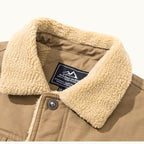 Mitchell | Men's Fleece-Lined Winter Coat, Warm Everyday Coat | The Dress Cellar | Army Green
