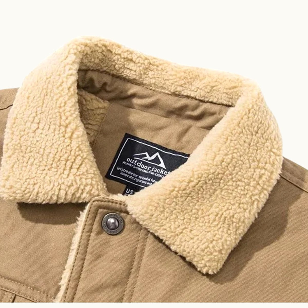 Mitchell | Men's Fleece-Lined Winter Coat, Warm Everyday Coat | The Dress Cellar | Army Green