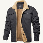 Mitchell | Men's Fleece-Lined Winter Coat, Warm Everyday Coat | The Dress Cellar