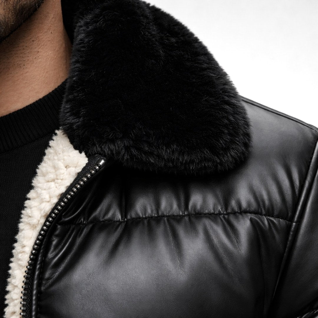 Mitchell | Men's Puffer Jacket, Bold Urban Coat | The Dress Cellar
