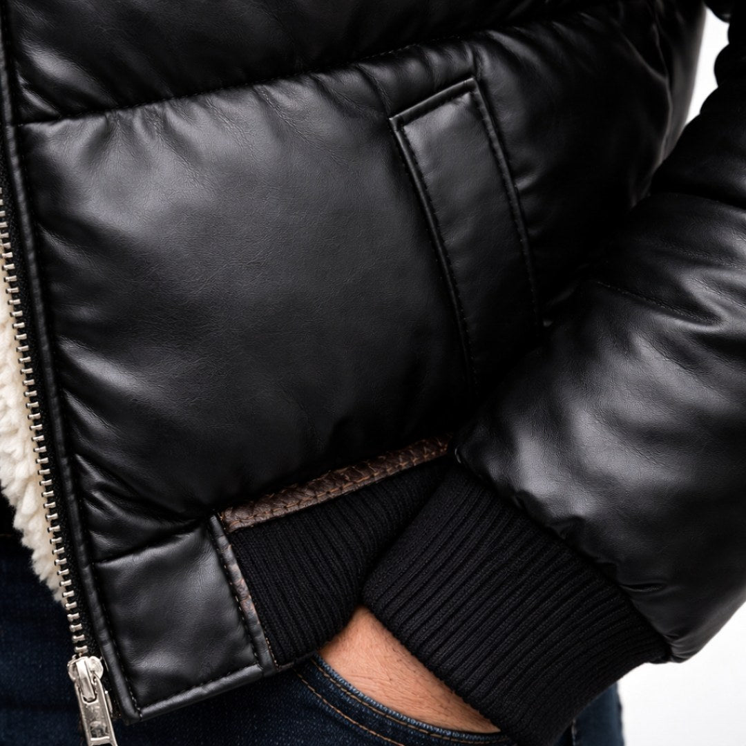 Mitchell | Men's Puffer Jacket, Bold Urban Coat | The Dress Cellar