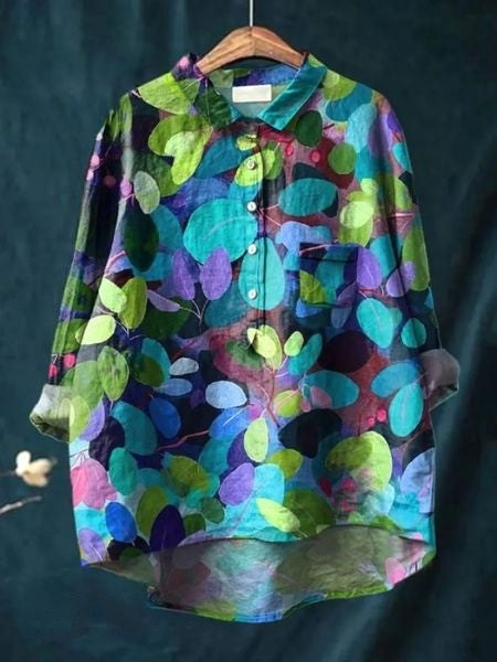 Monette | Women's Floral Short Sleeve Blouse - image 12
