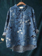 Monette | Women's Floral Short Sleeve Blouse - image 15