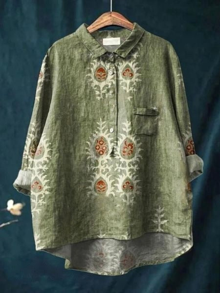 Monette | Women's Floral Short Sleeve Blouse - image 16