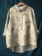 Monette | Women's Floral Short Sleeve Blouse - image 18