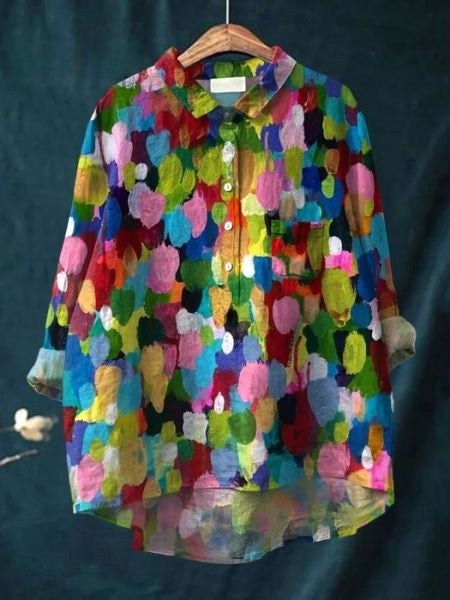 Monette | Women's Floral Short Sleeve Blouse - Floral 10