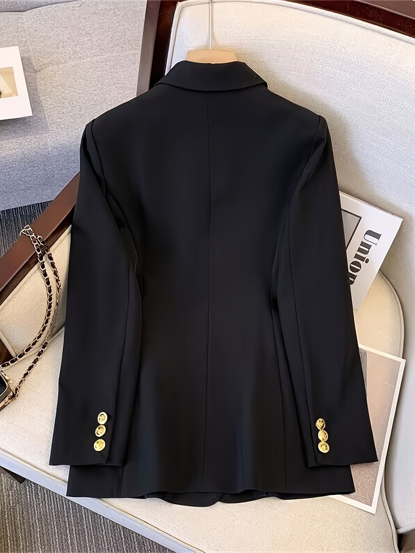 Monroe | Women's Double-Breasted Blazer - Cream