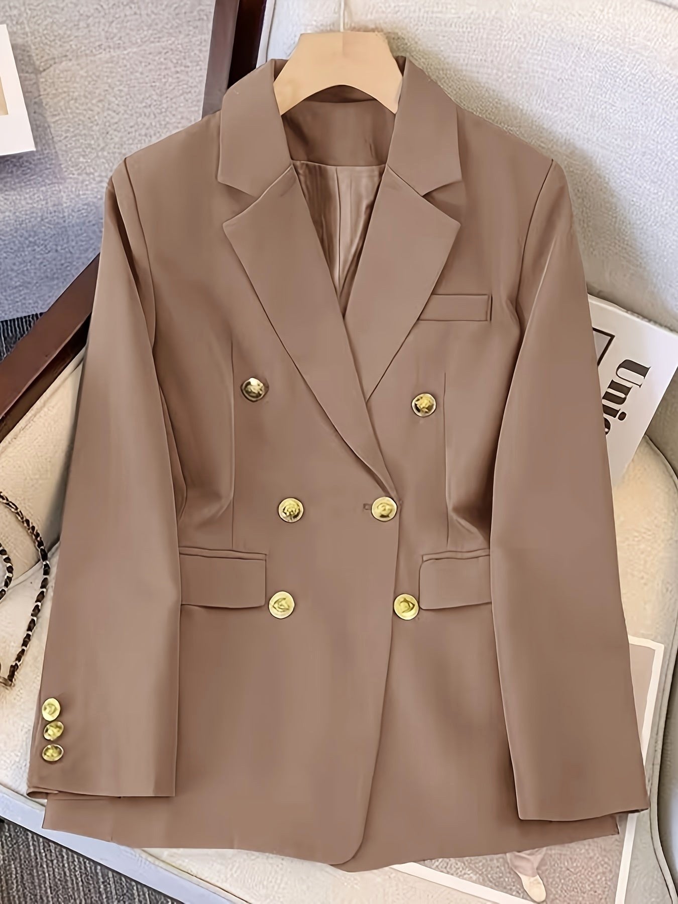 Monroe | Women's Double-Breasted Blazer - image 8