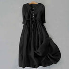 Morgan | Women's Casual Everyday Dress - Black