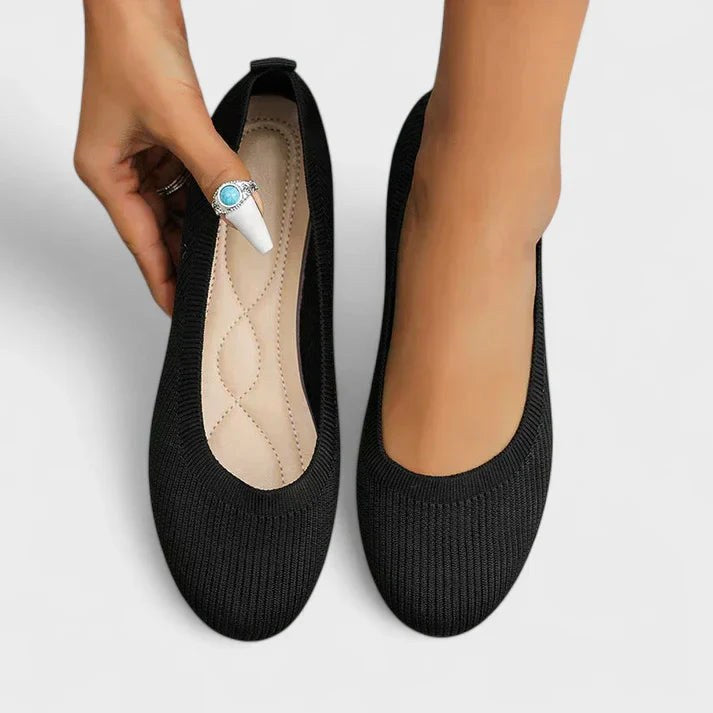 Myra | Women's Orthopedic Comfort Shoes - Navy Blue