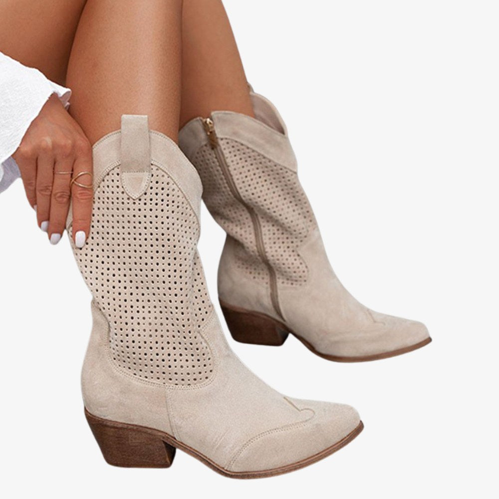 Natalie | Women's Cowboy Style Orthopedic Boots - image 6
