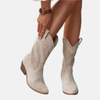 Natalie | Women's Cowboy Style Orthopedic Boots - image 7