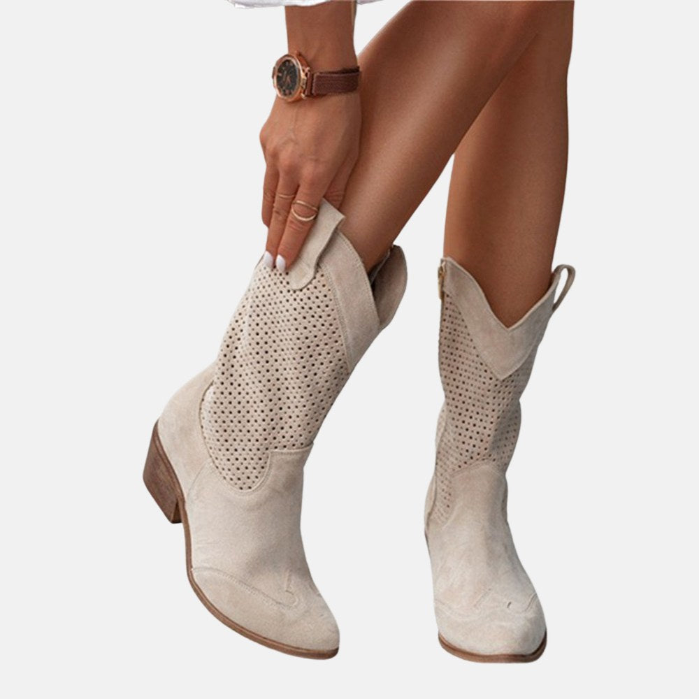 Natalie | Women's Cowboy Style Orthopedic Boots - image 7