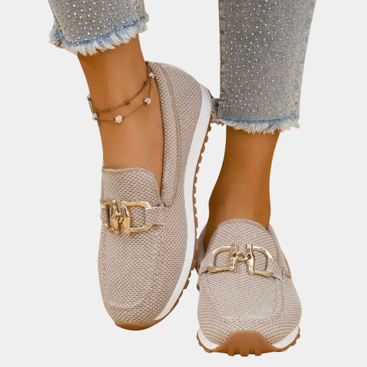 Natalie | Women's Orthopedic Loafers - Beige