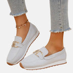Natalie | Women's Orthopedic Loafers - White