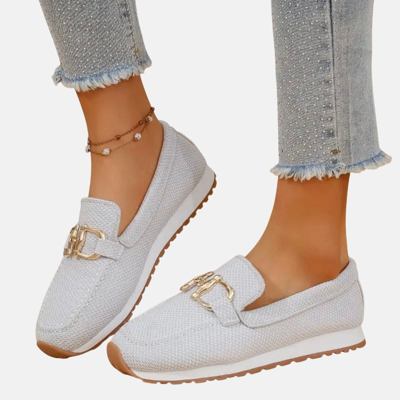 Natalie | Women's Orthopedic Loafers - White