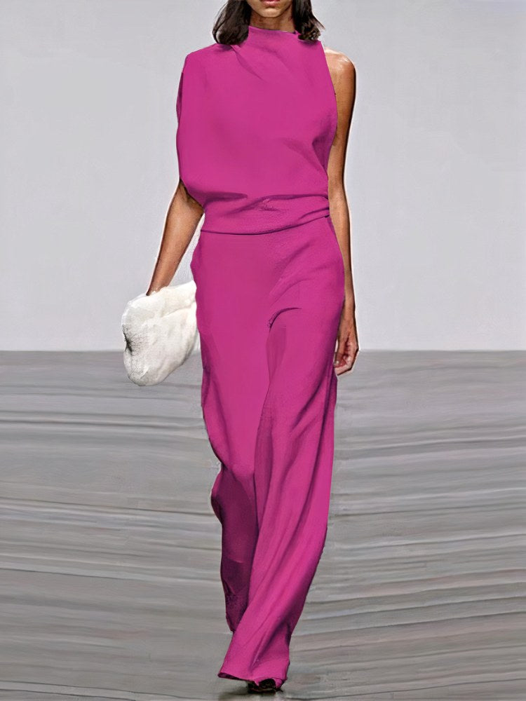Natalie | Women's Wide-Leg Modern Jumpsuit - image 12