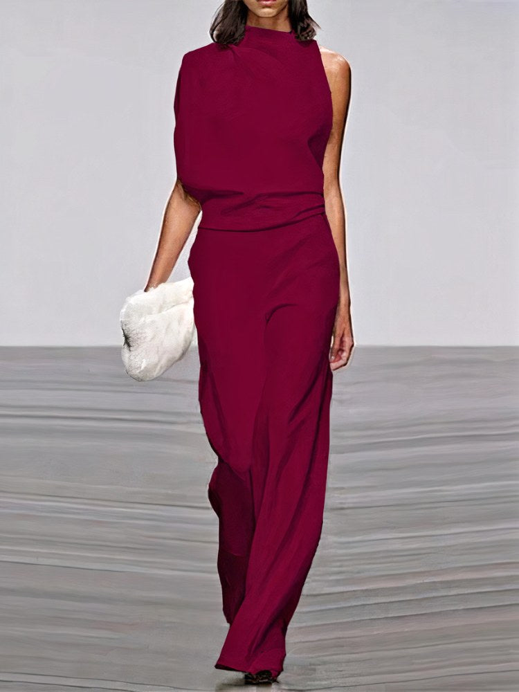 Natalie | Women's Wide-Leg Modern Jumpsuit - image 13