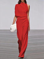 Natalie | Women's Wide-Leg Modern Jumpsuit - image 6