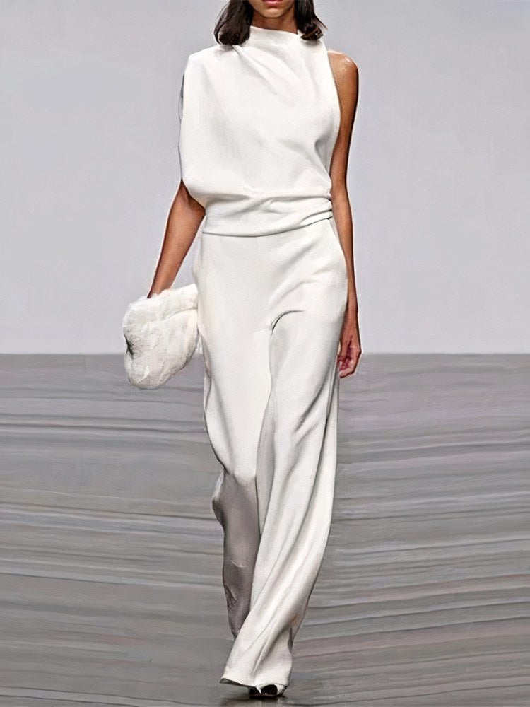 Natalie | Women's Wide-Leg Modern Jumpsuit - image 7
