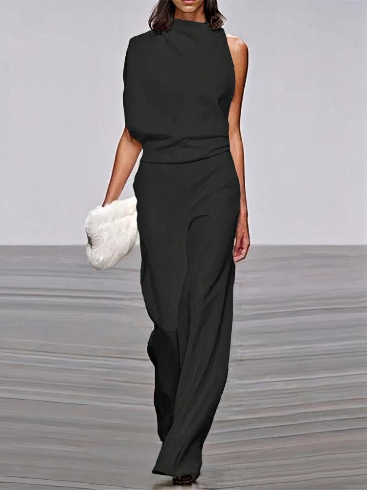 Natalie | Women's Wide-Leg Modern Jumpsuit - image 9
