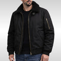 Nathan | Men's Structured Bomber Jacket, Warm Fleece-Lined Jacket | The Dress Cellar