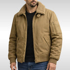 Nathan | Men's Structured Bomber Jacket, Warm Fleece-Lined Jacket | The Dress Cellar