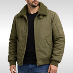 Nathan | Men's Structured Bomber Jacket, Warm Fleece-Lined Jacket | The Dress Cellar