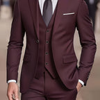 Douglas | Men's Fitted Three-Piece Suit, Tailored Blazer Suit | The Dress Cellar