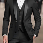 Douglas | Men's Fitted Three-Piece Suit, Tailored Blazer Suit | The Dress Cellar