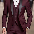 Douglas | Men's Fitted Three-Piece Suit, Tailored Blazer Suit | The Dress Cellar
