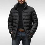 Noah | Men's Insulated Quilted Jacket, High-Collar Down Jacket | The Dress Cellar