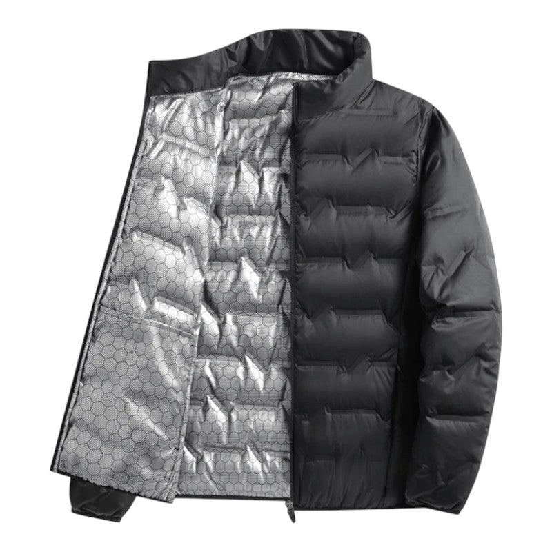 Noah | Men's Insulated Quilted Jacket, High-Collar Down Jacket | The Dress Cellar