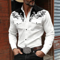 Noah | Men's Western Embroidered Button Shirt, Casual Embroidered Shirt | The Dress Cellar | Green