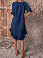 Noelle | Women's Relaxed Ruffle Summer Dress - image 6