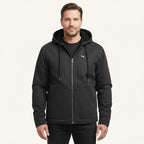 Nolan | Men's Fleece-Lined Hooded Jacket, Retro Autumn Jacket | The Dress Cellar