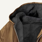 Nolan | Men's Fleece-Lined Hooded Jacket, Retro Autumn Jacket | The Dress Cellar