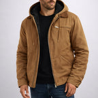 Nolan | Men's Hooded Lined Jacket, Comfortable Everyday Jacket | The Dress Cellar | Blue