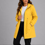 Melissa | Women's Lightweight Waterproof Rain Coat, Hooded Fall Coat | The Dress Cellar
