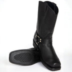 Oswin | Men's Mid-Calf Cowboy Boots, Harness Style Western Boots | The Dress Cellar