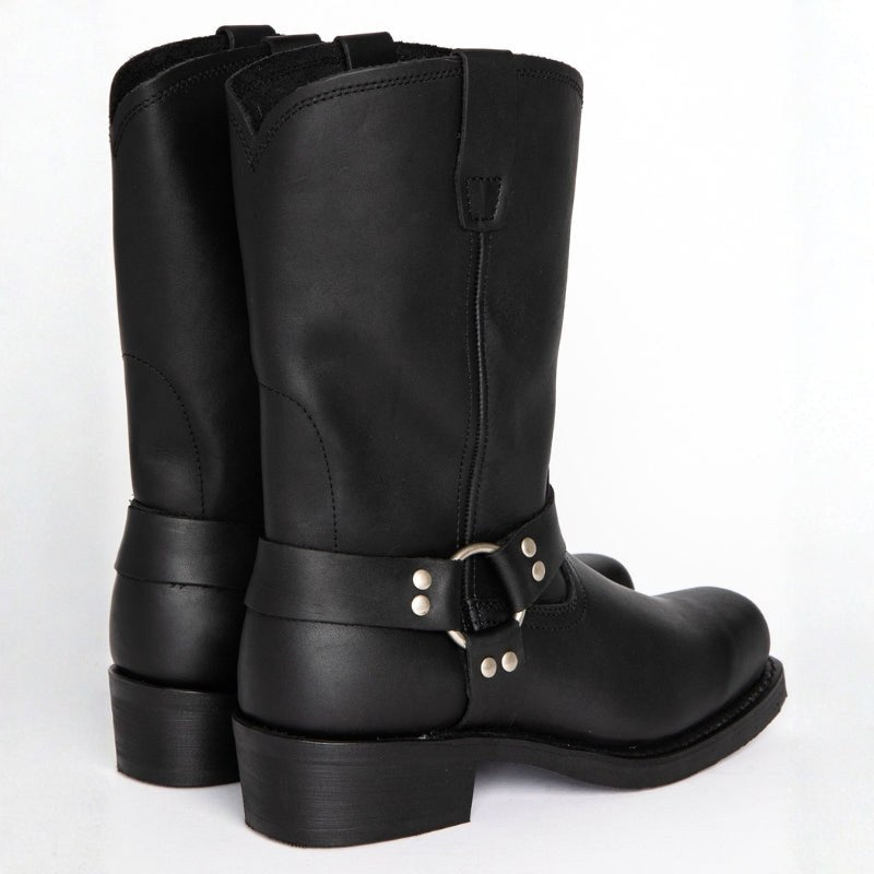 Oswin | Men's Mid-Calf Cowboy Boots, Harness Style Western Boots | The Dress Cellar