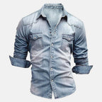 Steven | Men's Faded Button-Up Shirt, Slim-Fit Casual Shirt | The Dress Cellar