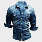 Steven | Men's Faded Button-Up Shirt, Slim-Fit Casual Shirt | The Dress Cellar