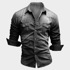 Steven | Men's Faded Button-Up Shirt, Slim-Fit Casual Shirt | The Dress Cellar