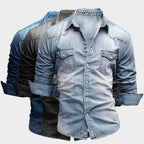 Steven | Men's Faded Button-Up Shirt, Slim-Fit Casual Shirt | The Dress Cellar