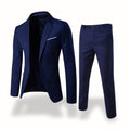 Owen | Men's Formal Two-Piece Suit, Slim-Fit Blazer Suit | The Dress Cellar | Navy