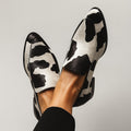 Paige | Women's Black Modern Loafers - image 1